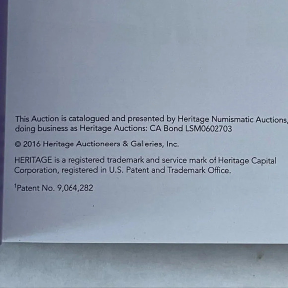 Platinum Night Heritage World And Ancient Coins Auction Catalog 2016 Anaheim - Picture 3 of 6